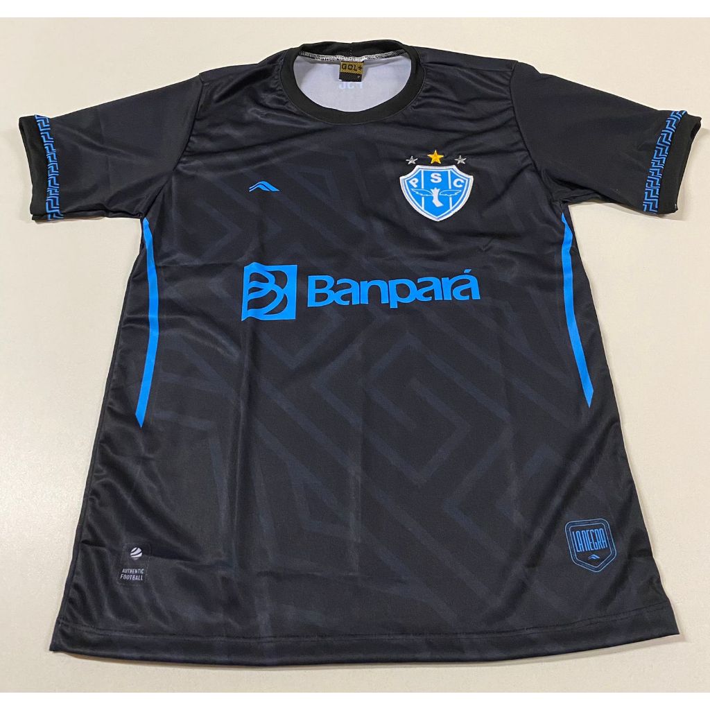 Camisa Futebol Paysandu Preta Adulto