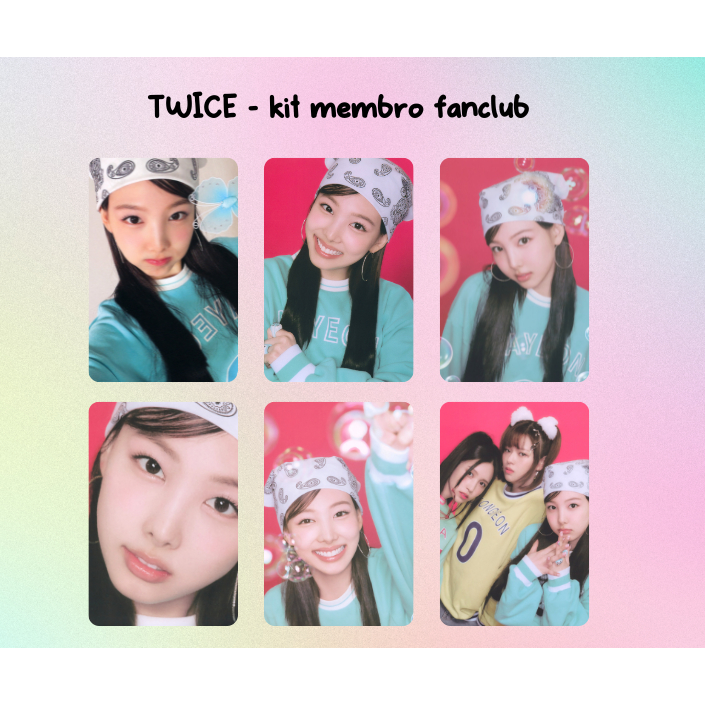 TWICE Ki - FANCLUB 4TH GENERATION e ONCE AGAIN - Nayeon -Jeongyeon