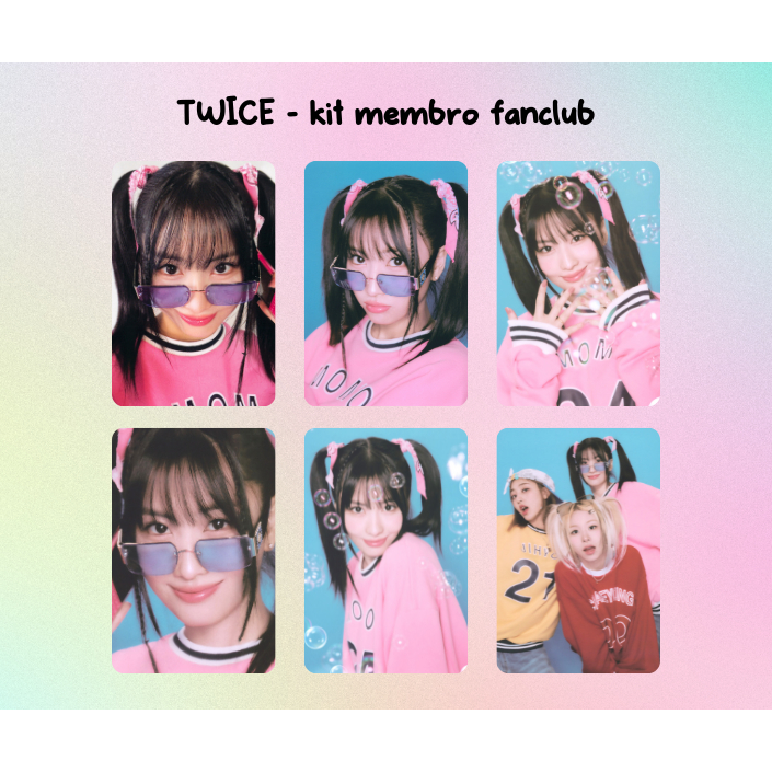 TWICE Ki - FANCLUB 4TH GENERATION e ONCE AGAIN - Nayeon -Jeongyeon