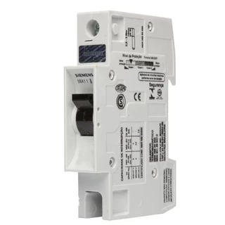 Disjuntor Unipolar Din Curva B 5sx1 10A a 40A Siemens. Promoção.