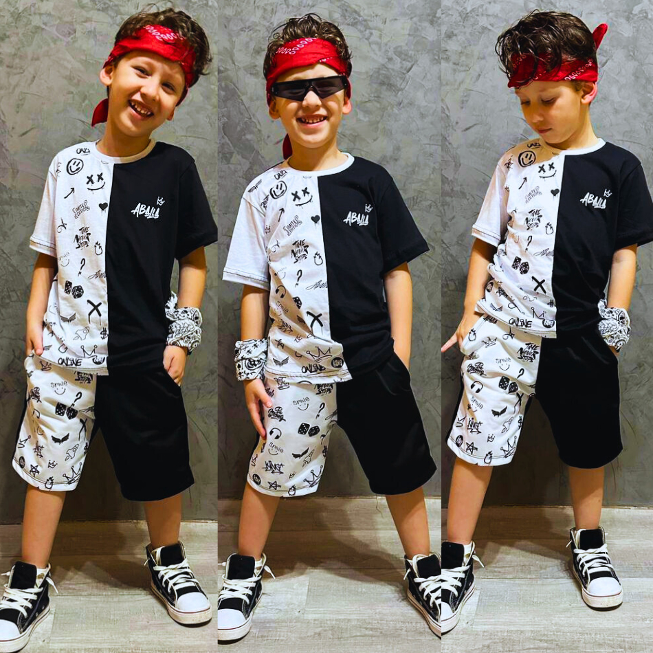 Conjunto de Verão Juvenil Masculino 4 ao 14 - Barato