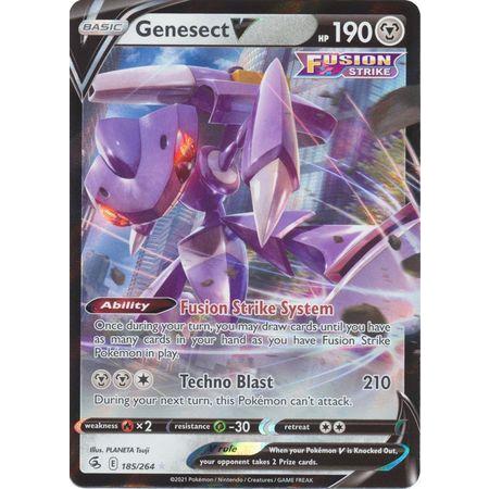 Carta Pokemon Genesect V Português 185/264 Original Copag