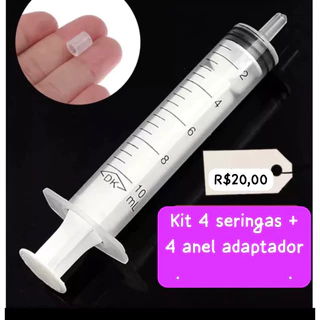 Kit 8pçs Dispensador em Seringa Para Decant de Perfume Transferidor de Perfume 10mL