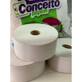 03 Rolos Papel Higiênico 10x500Mts 100% Celulose