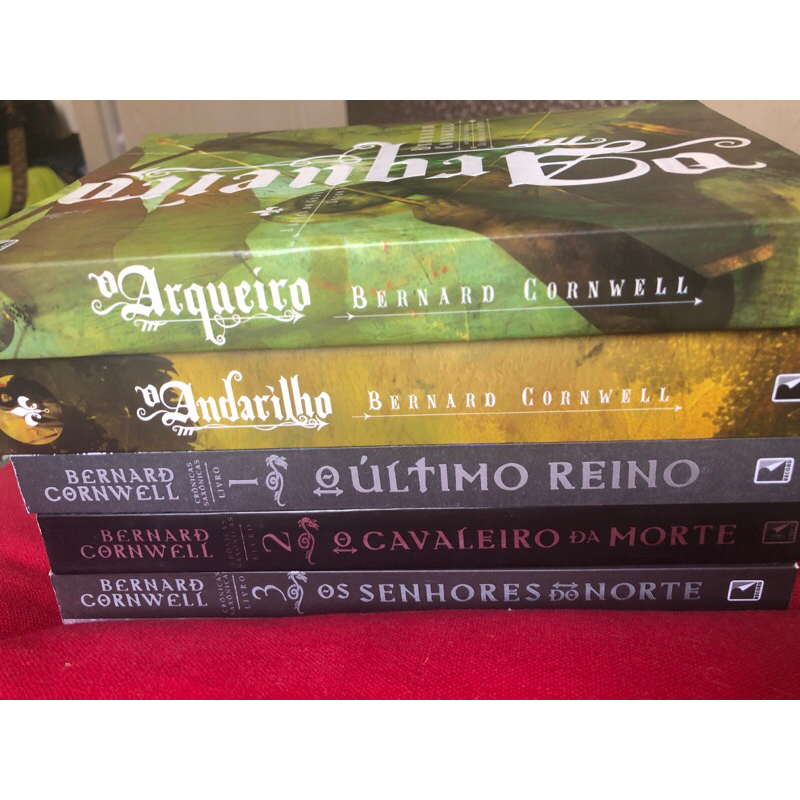 Livros Bernard Cornwell (Crônicas Saxônicas e Busca do Graal) | Shopee ...
