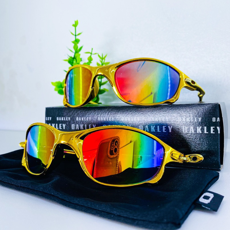 Oculos Oakley Romeo 2 Juliet 24 K Xmetal Dourada Mandrake