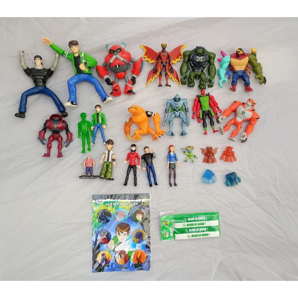 Boneco Articulado Gigante - Ben 10 - Alien Chama - Mimo Toys em