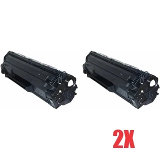 KIT COM 2 TONER PARA IMPRESSORA HP 1102 P1102 P1102W P1005 P1505 M1130 |285A/435A/436A/278A