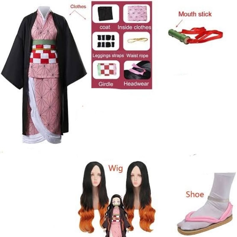 Baby Long Classic BABY LOOK NEZUKO ONI - DEMON SLAYER R$59,99 em