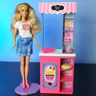 Kit Comidinha Infantil - Barbie - Bolo da Barbie - 40 Peças - Cotiplás