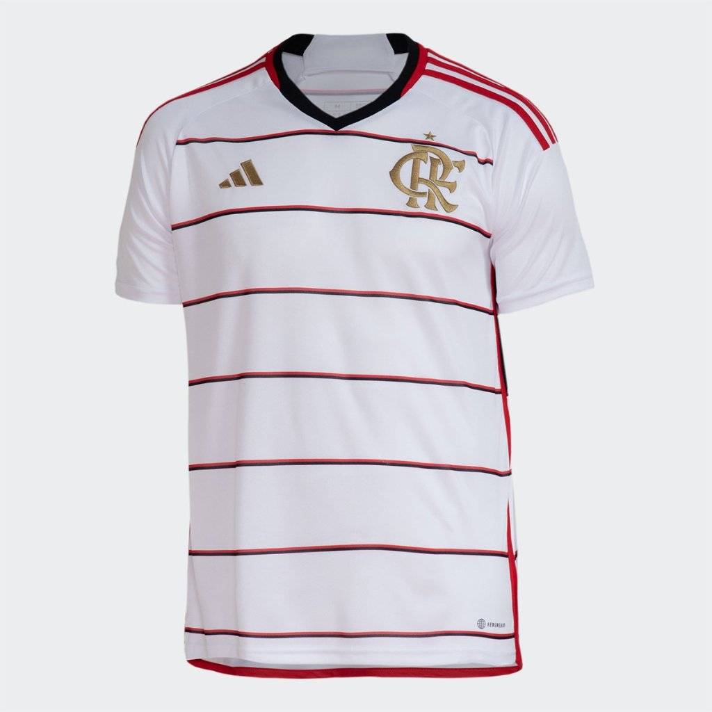 Camisa de futebol Flamengo (Pré Jogo) 22/23 Adidas Brazil Rubro Negro