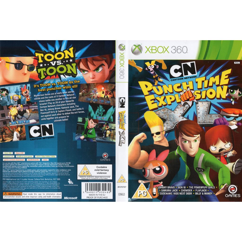 15 Minutos Jogando: Cartoon Network: Punch Time Explosion (Xbox 360) Full  HD - 1080 