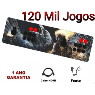 Super Video game Fliperama portatil 120 mil jogos
