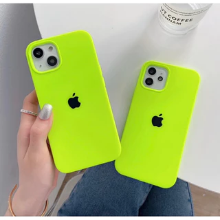 capa case VERDE LIMÃO VERDE NEON capinha para iPhone aveludada para 11/xr/11promax/12/12pro12promax13/13PRO/13promax/14/14pro/14promax/15/15PRO/15PROMAX/15plus