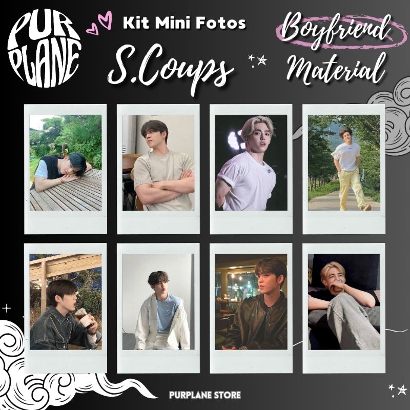 Seventeen Mini Fotos Boyfriend Material Kpop Fanmade | Shopee Brasil