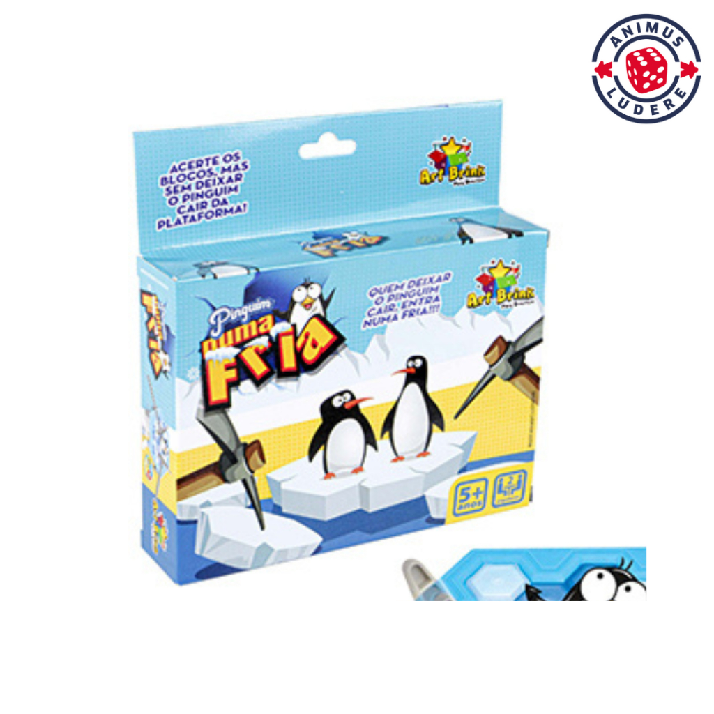 Brinquedo Jogo Pinguim Neve no Alvo Para 2 Jogadores Multikids