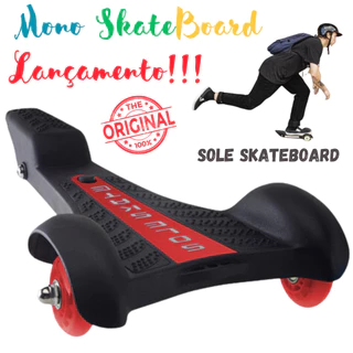 Sole SkateBoard o Lançamento do ano! Mono Skateboard Abec-5 Suporta até 80Kg
