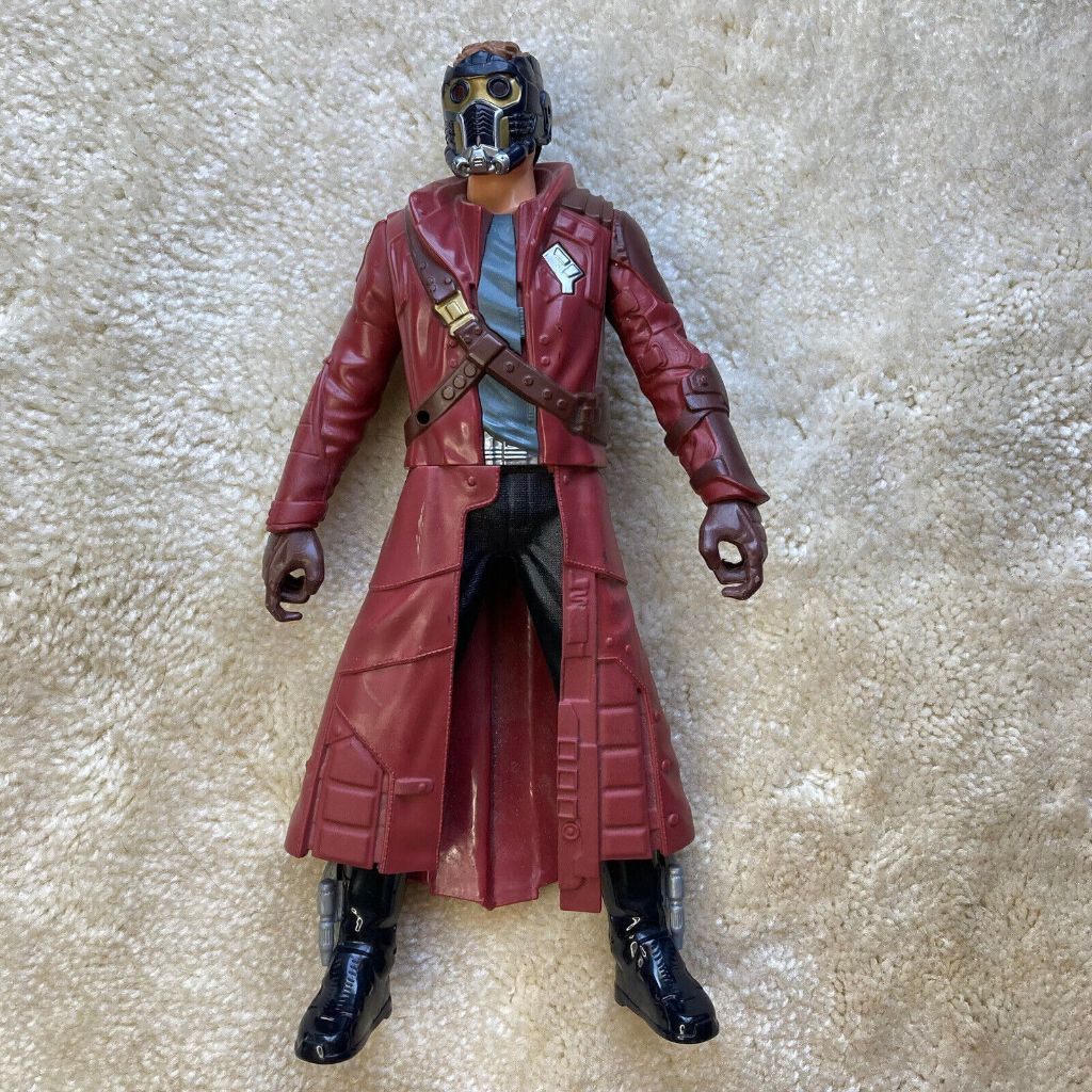 Boneco Marvel Star Lord Senhor das estrelas, Guardiões da Galaxia, Marca  Hasbro 30 Cm - Original