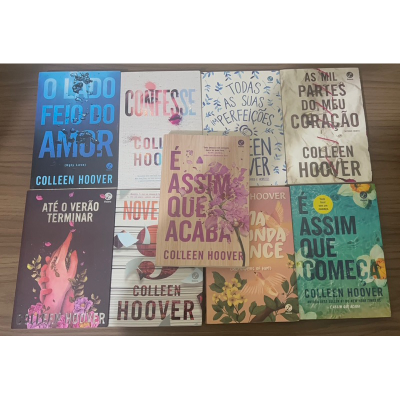 Kit Com 9 Livros Da Colleen Hoover De Sua Escolha!