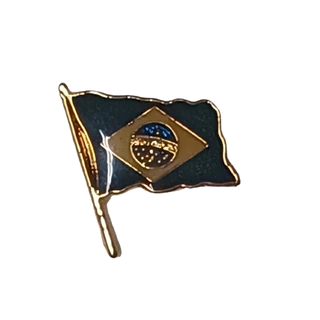 Broche Pin - BANDEIRA DO BRASIL TREMULA