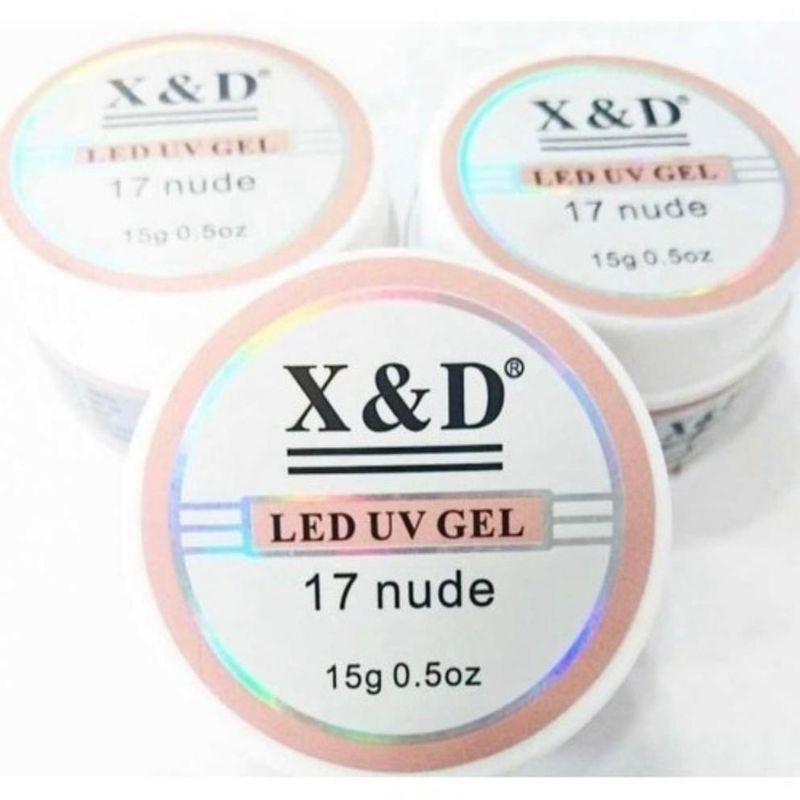 Kit Com Gel Para Alongamento De Unhas X D Nude Gr Led Uv Xed Gr Xd Led Uv Cores Nude