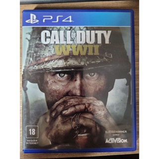 Jogo Call of Duty WW2 WWII ps4 original mídia física seminovo playstation  jogo de tiro