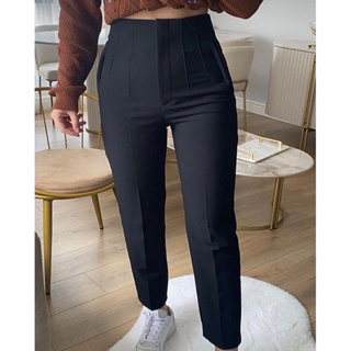 Zara high waist trouser with belt