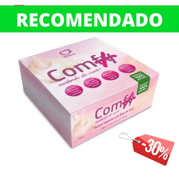 Oleo De Coco Intimo Hidratante Interno Em Cápsulas Comfy Natural