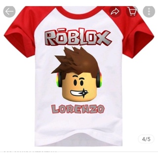 Camiseta Roblox Festa Aniversário Personalizada Com Nome