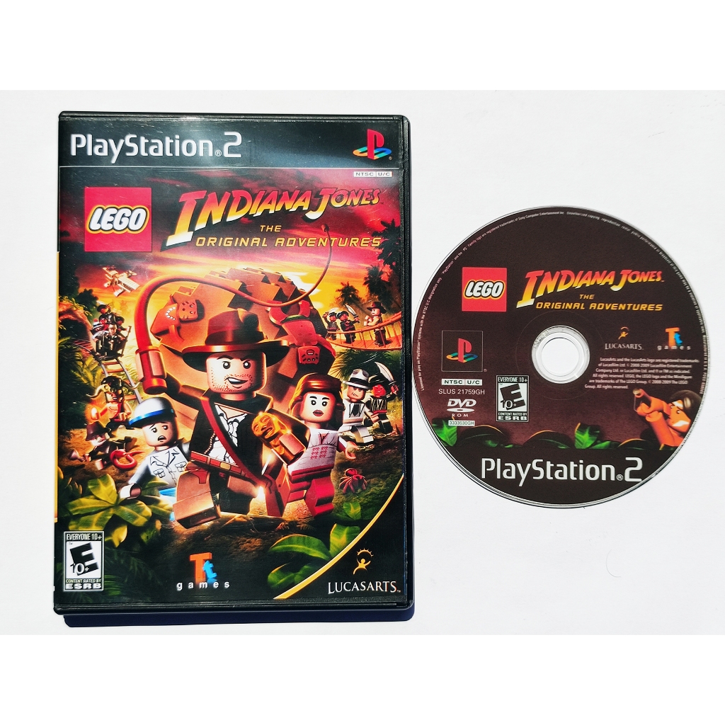 Lego Indiana Jones [REPRO-PACTH] - PS2 - Sebo dos Games - 10 anos!