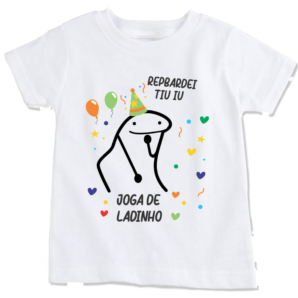 Camiseta Engraçada Flork Joga De Ladinho Música Lançamento