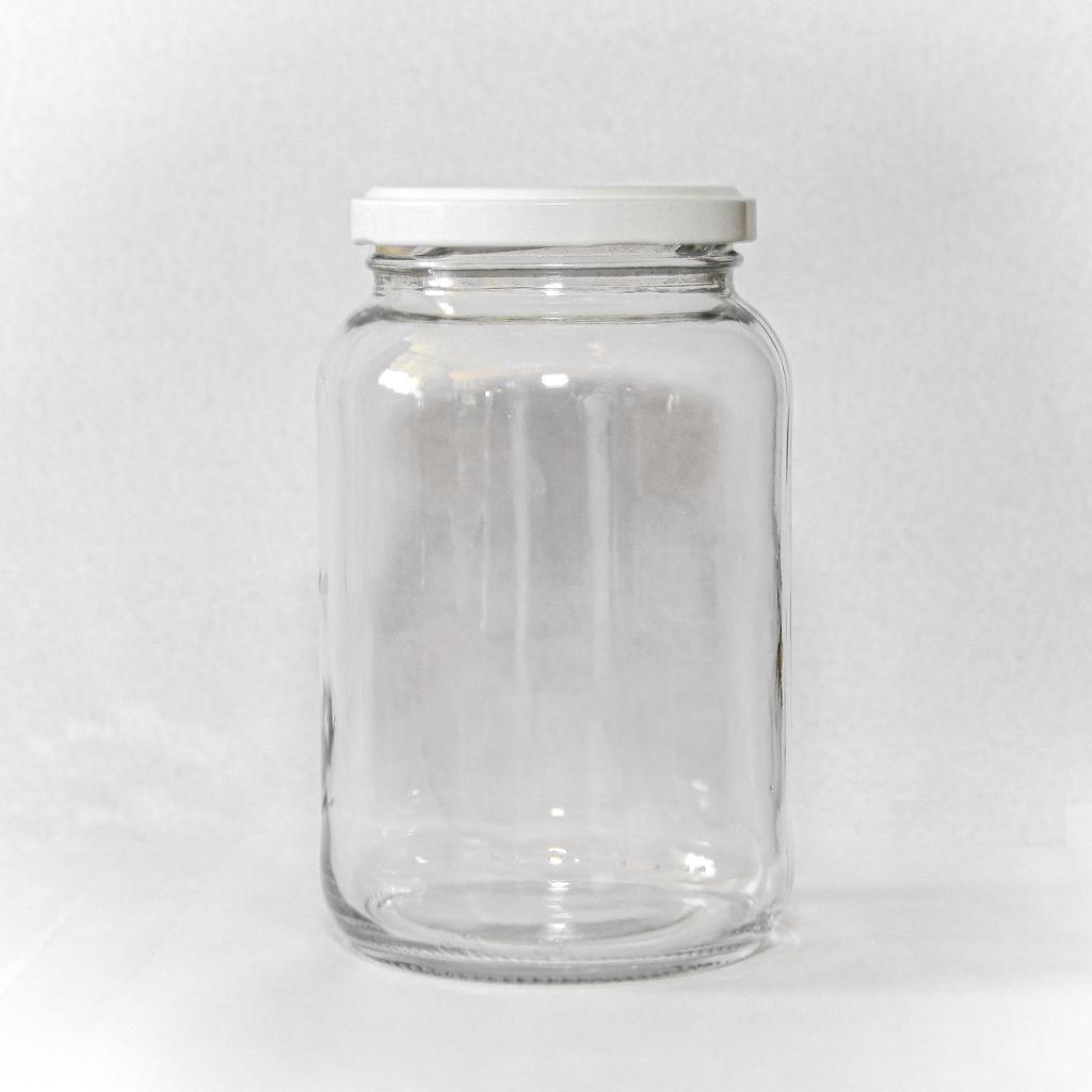 Pote de vidro 600ml kit 15und com tampa