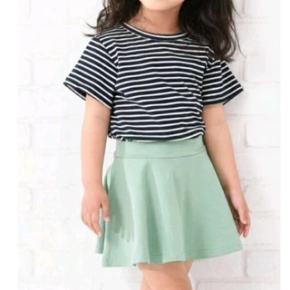 saia short menina infantil em viscolycra