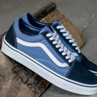 Tênis Masculino Van Azul Casual Polo Fran Sapatenis Cano Baixo Básico Skatista Tenis de Corrida Escolar Dia a Dia Envio Rápido