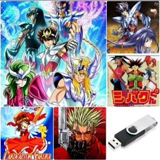 Pen Drive Cavalheiros do Zodiaco + Yu Yu Hakusho - Completos em Mp4