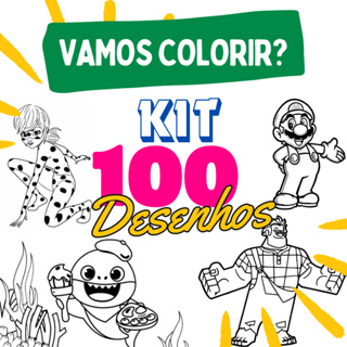 Kit 200 Desenhos Para Colorir Princesas Em Folha A4 Barato