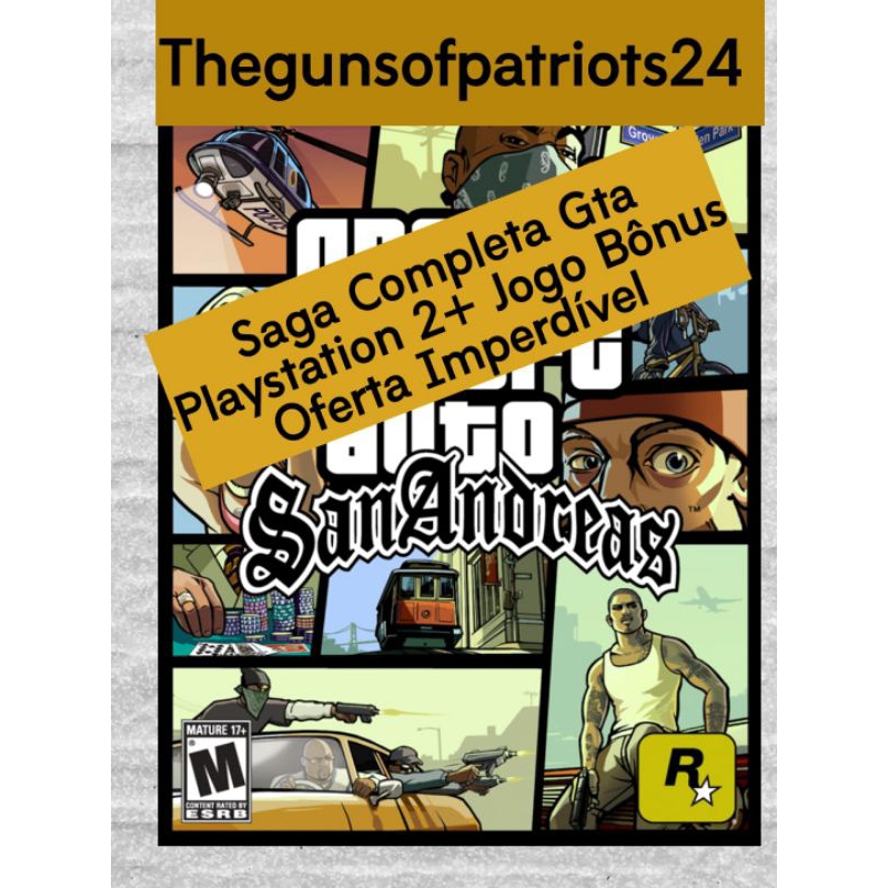 ▷ Todos Os Códigos De Armas GTA San Andreas ps2 