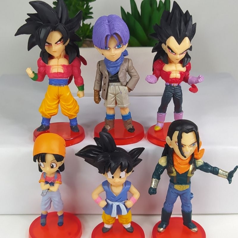 Action Figure Dragon Ball GT Boneco Goku Vegeta Trunks Pan