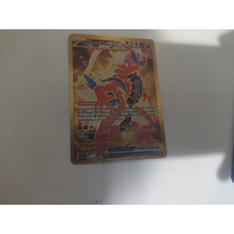 Koraidon ex (254/198) carta pokemon copag original