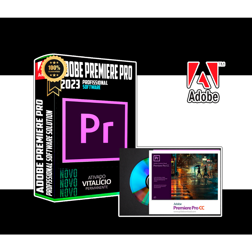 CD - DVD - BDL - Adobe Premiere 2023 - Pro - Licença permanente 01