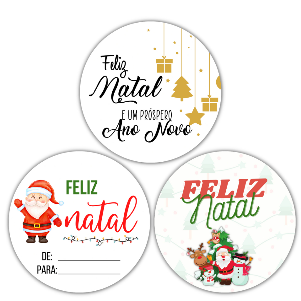 Etiqueta Adesiva Tag de Natal Adesivo Natal Agradecimento Cliente ...