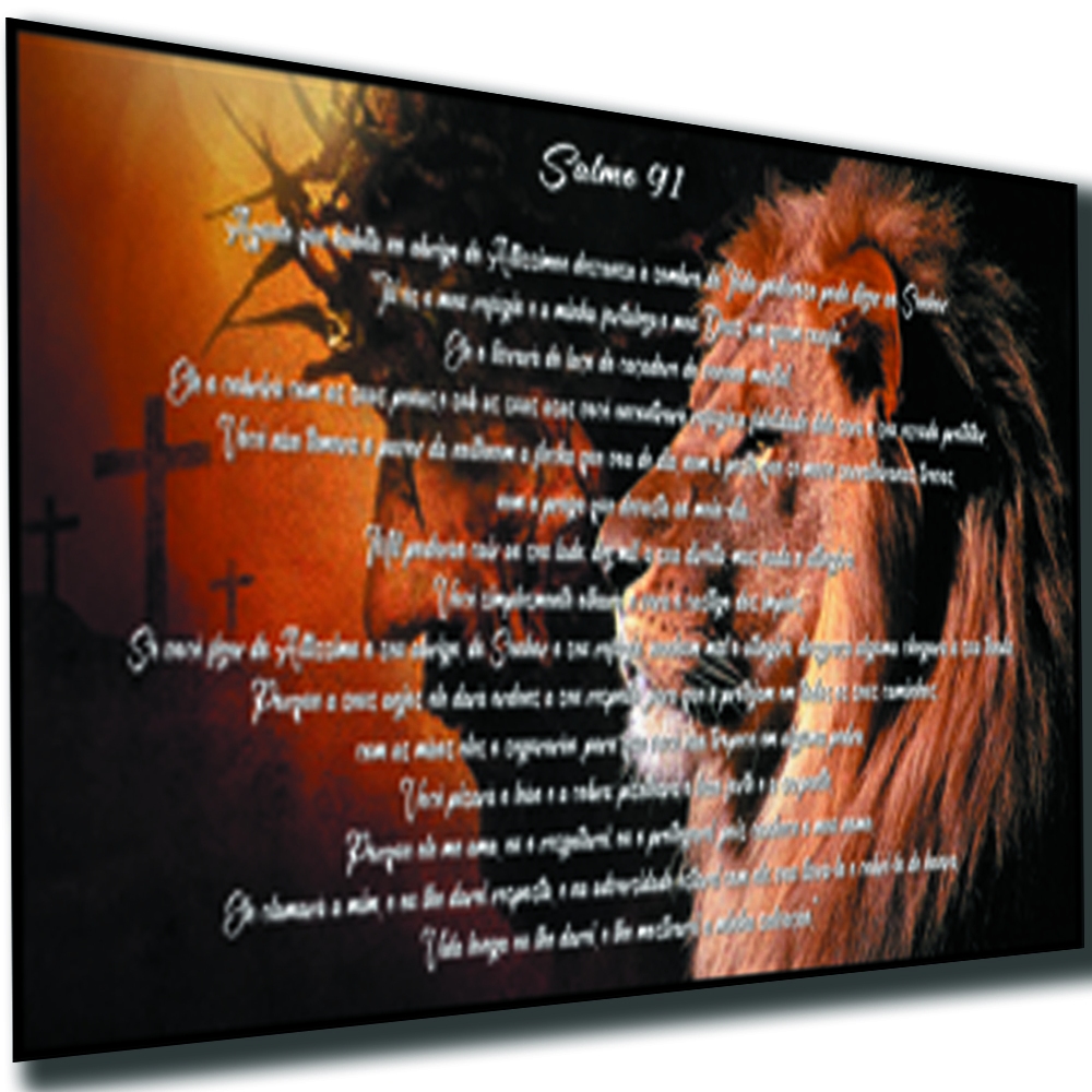 Salmo 23 En Espanol Para Pared, Psalm 23 On Canvas Painting