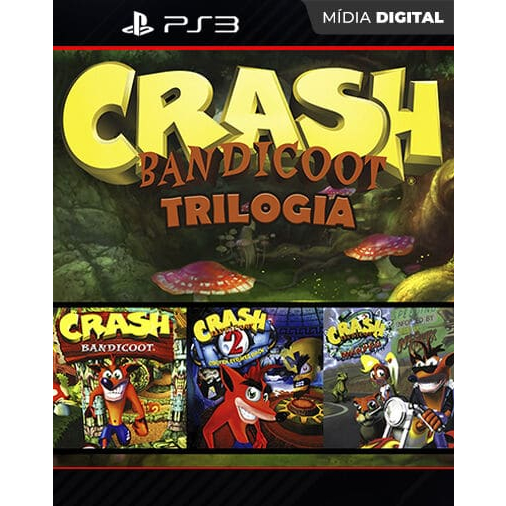 Crash Bandicoot Trilogia Playstation 3 PS3 original Jogue Hoje