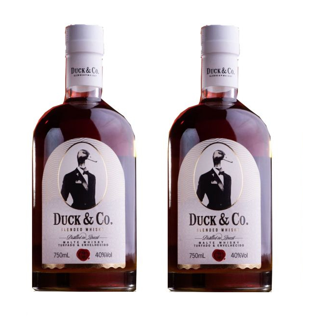 Kit 2 Whisky Duck & Co 750ML