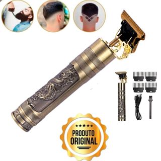 Máquina de cortar cabelo acabamento profissional sem Fio