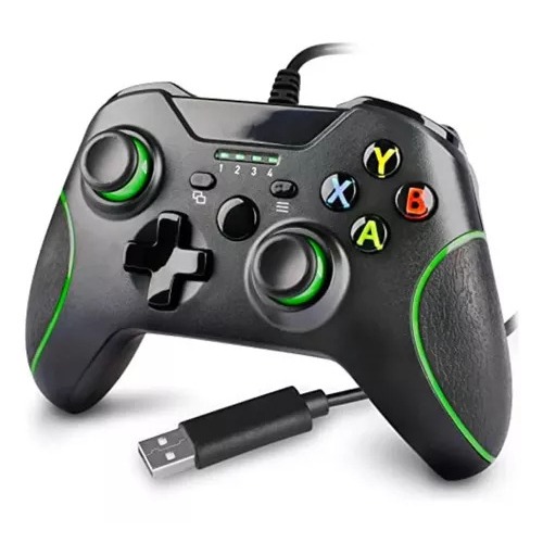 Controle Xbox One Com Fio Joystick Video Game Pc Usb Full Envio Imediato