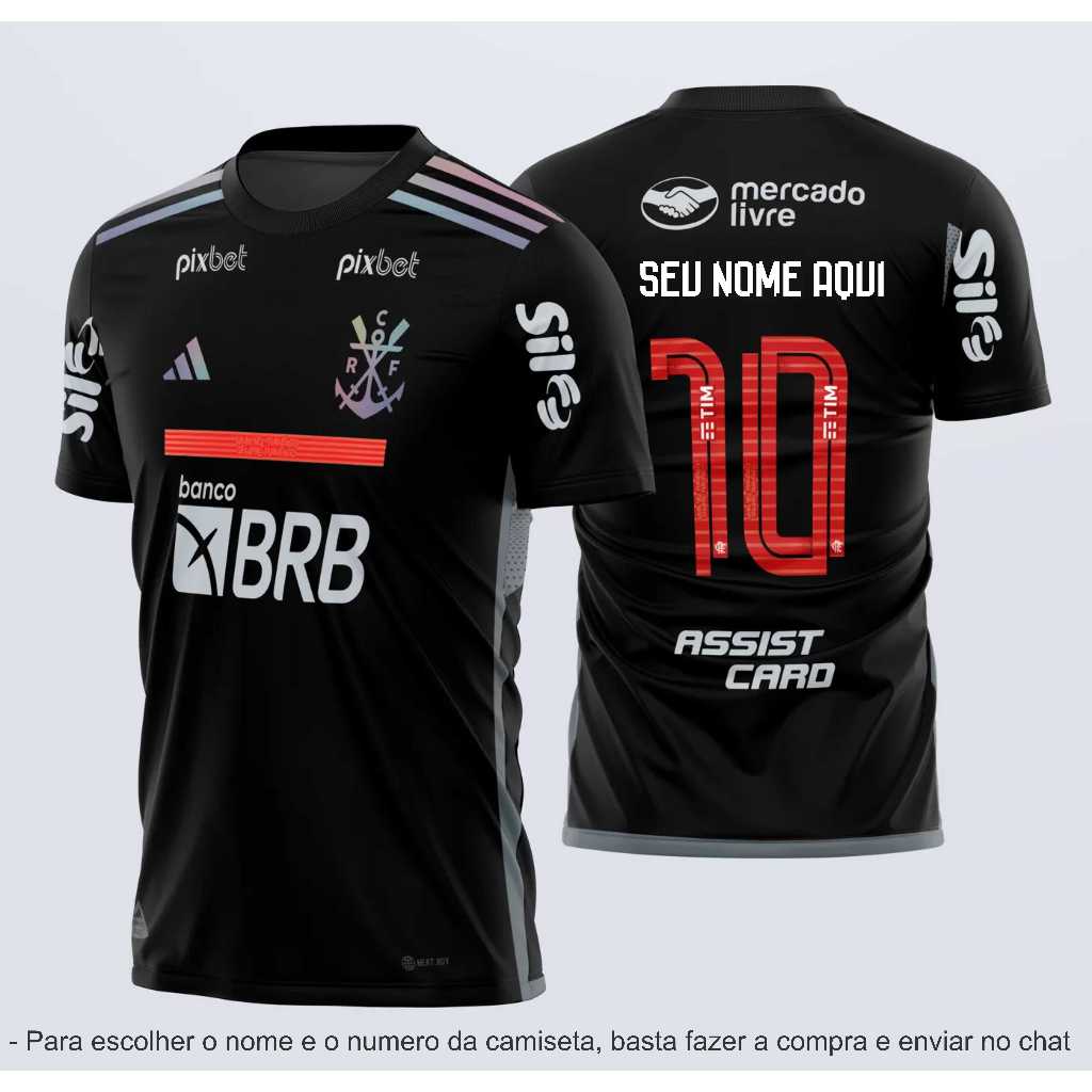 Nova Camisa do Flamengo Personalizada com seu Nome | Shopee Brasil