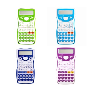 Calculadora Científica 12 Dígitos 240 Funcoes Portátil Com Capa Protetora escritório escola engenharia multifunção ferramenta calculadora de cores