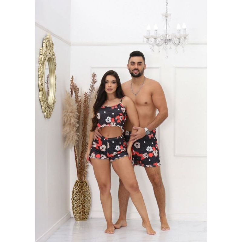 Conjunto De Loungewear Masculino Com Estampa De Pizza E Calças