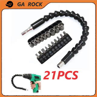 Extensor Flexível Parafusadeira Fenda Ferramentas Universal Bits 25cm Parafusadeira